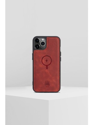 Watch of Royal Apple iPhone 12 Pro Max Red Wıreless Telefon Kılıfı