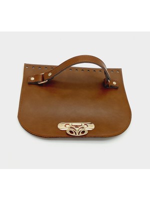 Angel Çanta Aksesuar Suni Deri Taba Renk 24X19 cm Kapak