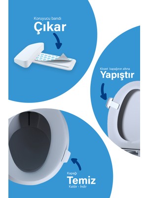 Lifco Klozet Kapak Tutacağı Antibakteriyel Içerikli 2'li Paket