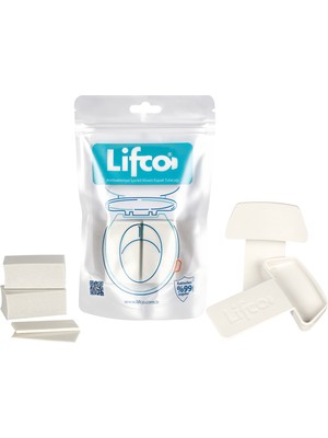 Lifco Klozet Kapak Tutacağı Antibakteriyel Içerikli 2'li Paket