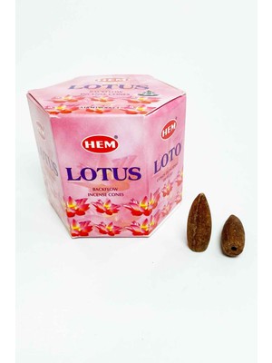 Hem Tütsü 10 Adet Geri Akış Backflow Şelale Tütsü Konisi Tütsü Back Lotus Çiçeği Kokulu