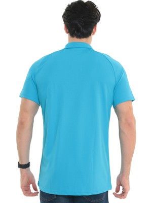 Raru Erkek Polo T-Shirt Nox Turkuaz