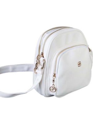 Lifonbag Kadın 4 Bölmeli Su Geçirmez Çapraz Omuz Çantası