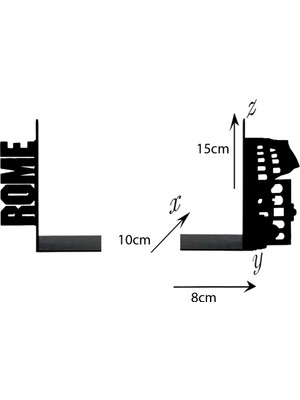 Hobi Demir Sanat Metal Kitap Tutucu Roma Figürlü Kitap Desteği, Dekoratif Kitaplık