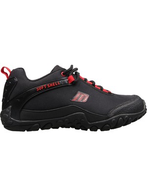 Mp Erkek Bağcıklı Siyah-Kırmızı Trekking Ayakkabı 222-2615MR 100