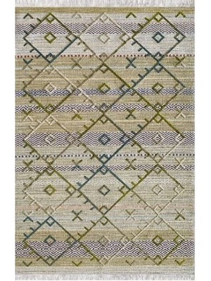 Gümüşsuyu Joyful Nakışlı Kilim 011192 Yeşil