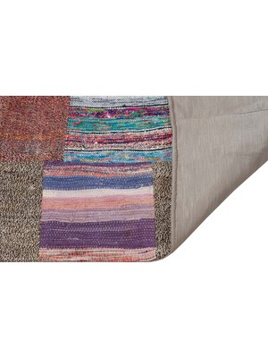 Sempati Halı Patchwork Eskitme El Dokuma Halı  141 x 196 cm 6128