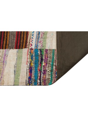 Sempati Halı Eskitme Patchwork %100 El Dokuma Halı  202 x 300 cm 6166