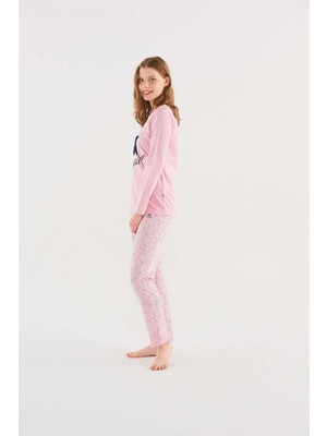 U.S. Polo Assn. Kadın Uzun Kollu Pijama Takımı 16835