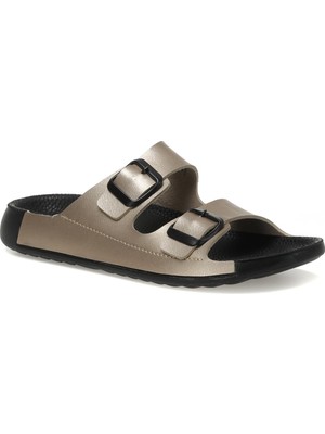 Polaris 603211.Z2PR Altın Kadın Terlik