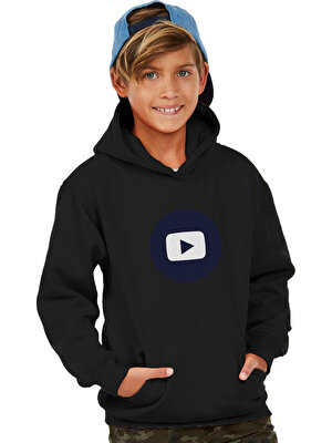 Hero Tasarım Youtube  Çocuk Sweatshirt Kapşonlu BLL1757