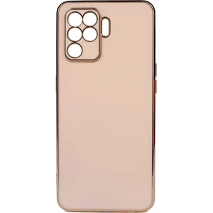Kip GSM Oppo Reno 5 Lite Kılıf Parlak Kenarlı  Kamera Korumalı Bark Kapak