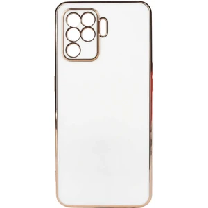 Kip GSM Oppo Reno 5 Lite Kılıf Parlak Kenarlı  Kamera Korumalı Bark Kapak