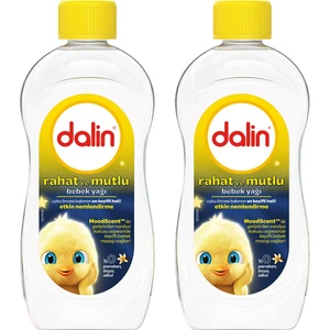 Dalin Rahatlatıcı Vanilya Kokulu Bebek Yağı 300 ml X 2 Adet