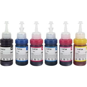 Premium® Epson L805 Uyumlu 6 Renk Kaliteli Mürekkep Seti