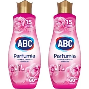 Abc Parfumia Sıvı Konsantre Çamaşır Yumuşatıcısı Romantik Gül 60 Yıkama 2 x 1,44 lt