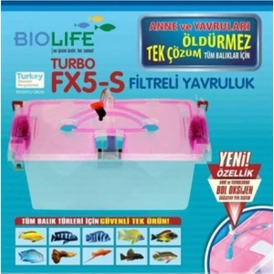 Hanımeli Pet Store Bıolıfe Fx5 S Akvaryum Yavruluk 8 Vantuzlu Askı Aparatlı