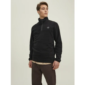 Jack & Jones Jcotech Polar Sweat Hıgh Neck Siyah Erkek Polar 12218426-Black