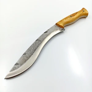 Hakiki Dövme Karbon Çelikten Kukri Bıçak , Kamp Bıçağı