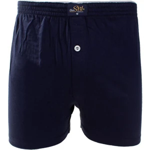 Ören Stil 44-7000 Lacivert 4'lü Paket Erkek  Havlu Bel Pamuklu Boxer