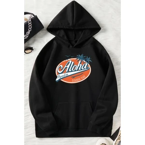 Aloha Baskılı Sweatshirt