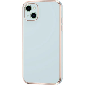 Apple iPhone 13 Kılıf Gold Köşeli Renkli Lüx Kapak