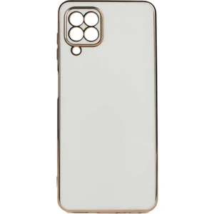 Galaxy M32 Kılıf Gold Köşeli Renkli Lüx Kapak