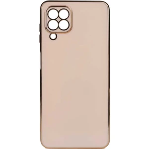 Galaxy M22 Kılıf Gold Köşeli Renkli Lüx Kapak