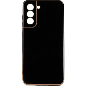 Galaxy S21 Fe Kılıf Gold Köşeli Renkli Lüx Kapak