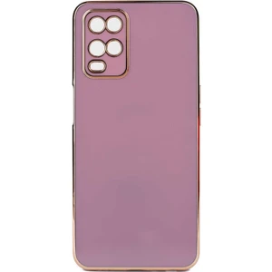 Oppo A54 4g Kılıf Gold Köşeli Renkli Lüx Kapak