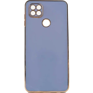 Xiaomi Redmi 9c Kılıf Gold Köşeli Renkli Lüx Kapak