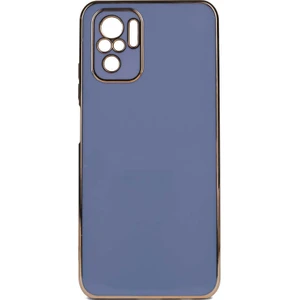 Xiaomi Redmi Note 10 Kılıf Gold Köşeli Renkli Lüx Kapak