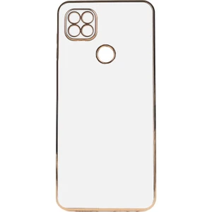 Xiaomi Redmi 9c Kılıf Gold Köşeli Renkli Lüx Kapak