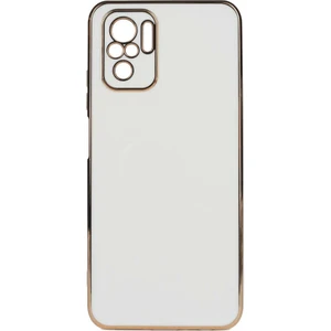 Xiaomi Redmi Note 10 Kılıf Gold Köşeli Renkli Lüx Kapak