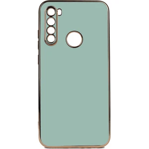 Aqua Aksesuar Xiaomi Redmi Note 8 Kılıf Gold Köşeli Renkli Lüx Kapak