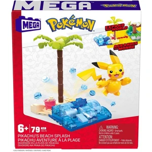 Mega Pokemon Pikachu'nun Plaj Keyfi Oyun Seti