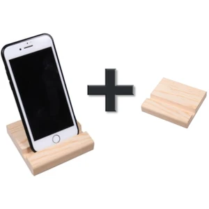 Ahşap Telefon Tutacağı Telefon sıtandı 2'li set