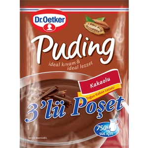 Dr.oetker Puding Kakaolu 3'lü 441 gr