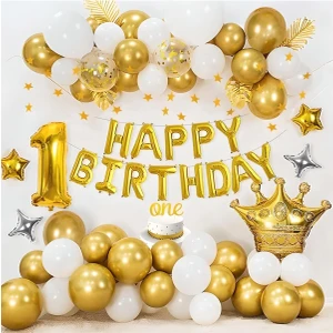 Çıtı Pıtı Store Happy Birthday Folyo Balon Doğum Günü Seti