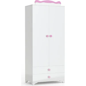 SAHRA 058 2 Kapılı Dolap PEMBE