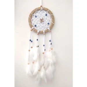 Hd Marketim Nazar Boncuklu Düş Kapanı Dreamcatcher Kuş Tüyü Duvar Süsü Ev Dekor