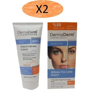 Bitkisel  SPF50+ Gündüz Kremi 100 gr 2 Adet