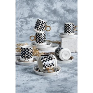 Almond 6 Kişilik Kahve Fincanı Takımı