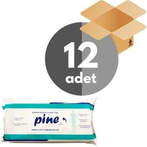 Alkolsüz Hasta Perine Ve Vücut Temizleme Havlusu 52'Li 12paket