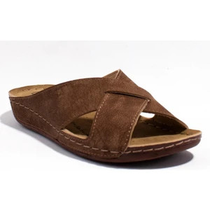 DZA37-514 Vizon Günlük Ortopedik Kadın Terlik