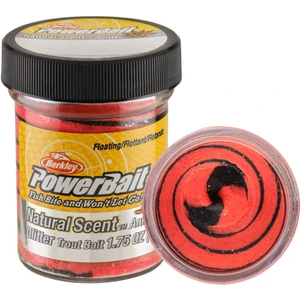 Powerbait Natural Glitter Trout Bait Aniseed Sahte Yemi Black - Fluorescent Red 50GR