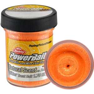 Powerbait Natural Glitter Trout Bait Aniseed Sahte Yemi Fluorescent Orange 50GR(ANASONLU)