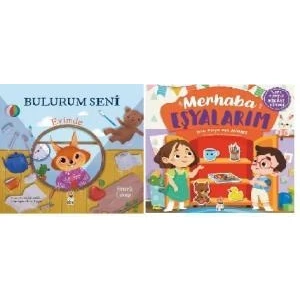 Hikaye Seti Bulurum Seni Evimde-Merhaba Eşyalarım - Asiye Aslı Aslaner (Ciltli)