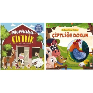 Hikaye Seti Merhaba Çiftlik-Çiftliğe Dokun - Melek Dinçer (Ciltli)