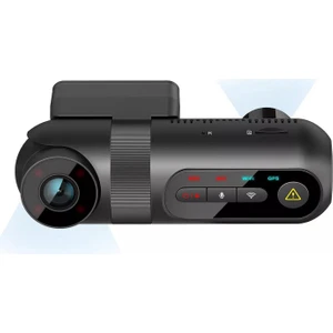 T130 2 Kameralı 2k 1440P + 1080P Wifi Gps'li Araç Kamerası